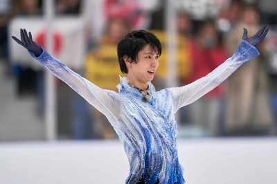 羽生結弦がSP首位発進、オータム・クラシック