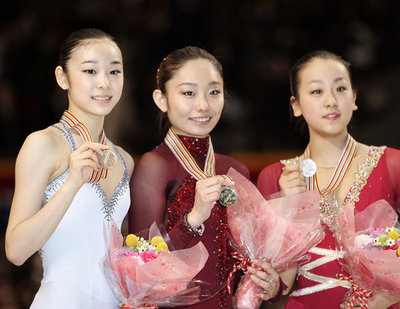 ＜07世界フィギュアスケート選手権＞女子シングル、安藤 逆転で初優勝を飾る - 東京
