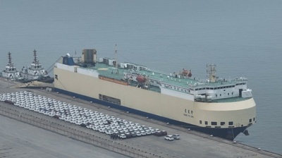 中国南部北部湾港 初のローロー船航路が就航