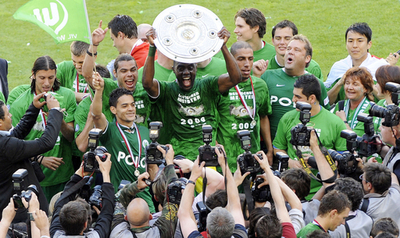 ボルフスブルク 最終節で勝利しリーグ初優勝