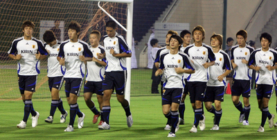 日本代表 五輪予選のカタール戦に向けドーハで調整
