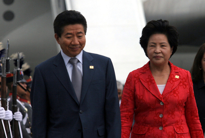 盧武鉉大統領 冬季五輪開催に向けグアテマラ入り