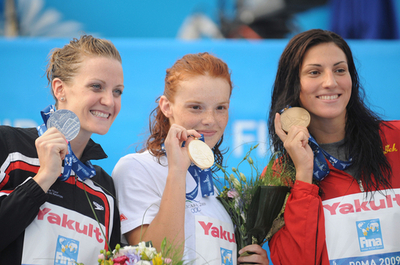 ヒグルが女子200メートル平泳ぎ優勝 金藤は5位 田村は6位に、世界水泳