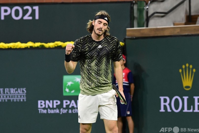 チチパス逆転勝ちで4回戦へ 次はデミノーと BNPパリバOP