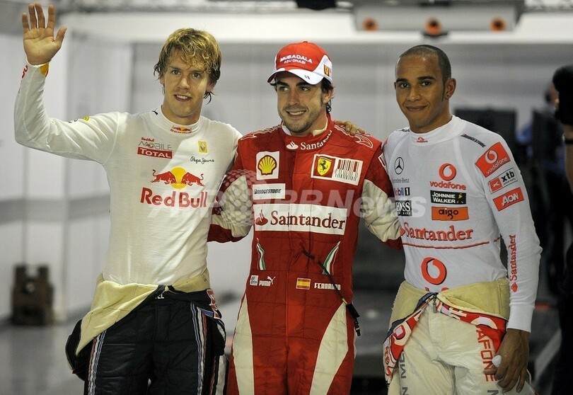 アロンソが2戦連続のポール、シンガポールGP
