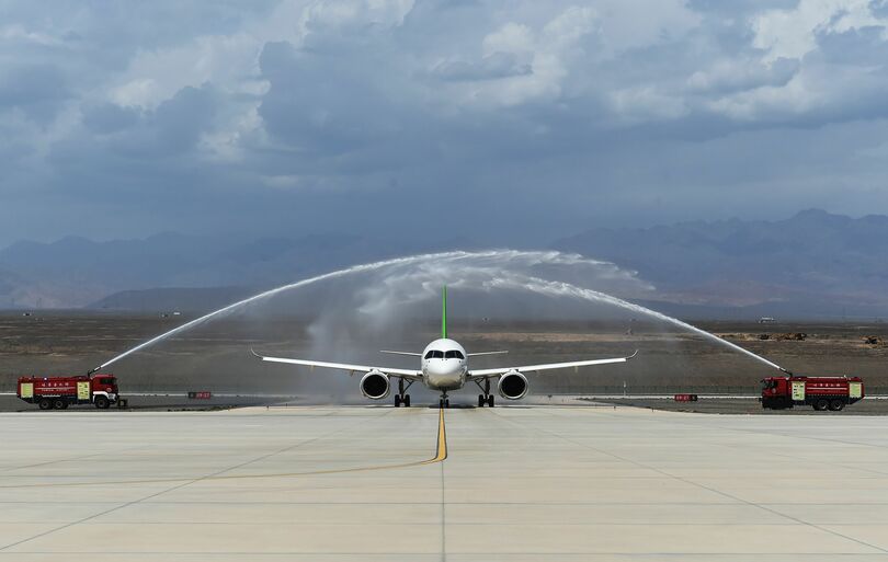 国産ジェット旅客機「Ｃ９１９」、トルファンで高温試験実施へ