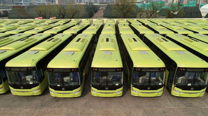 中国バス大手の中通客車、24年は大幅増益見込む