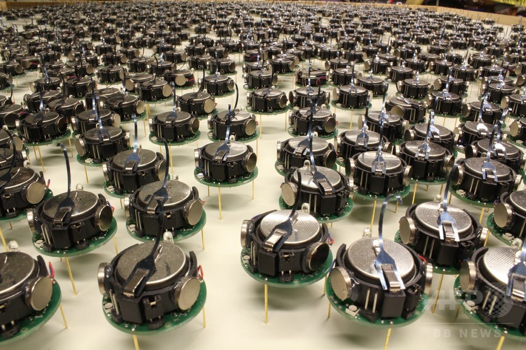 1000台規模で協調し動くロボット開発、米ハーバード大 1000台規模で協調し動くロボット開発、米ハーバード大