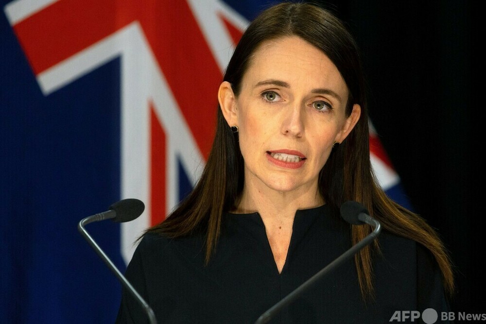 NZ首相、来月辞任の意向表明 写真1枚 国際ニュース：AFPBB News
