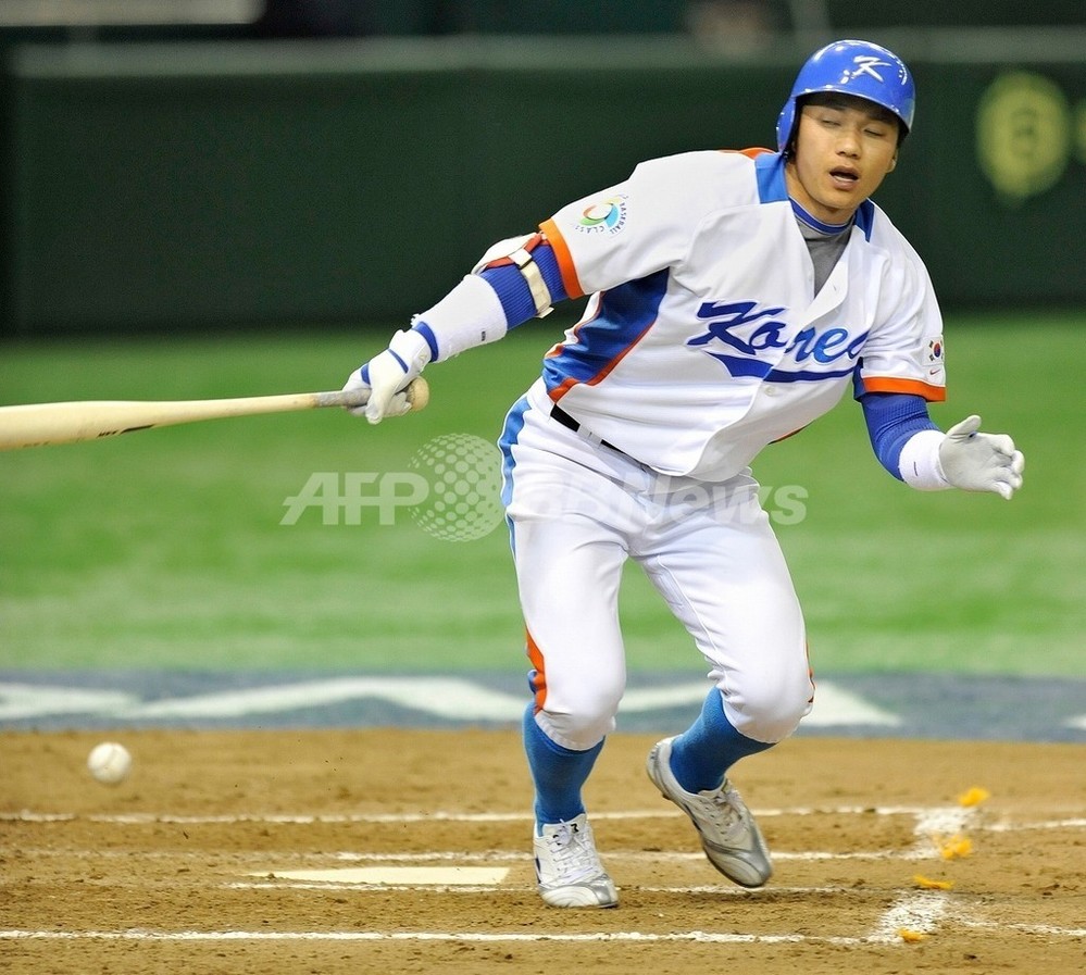 韓国 巨人に完封負け、WBC強化試合 写真5枚 国際ニュース：AFPBB News