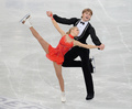 12-13フィギュアスケートGPシリーズ第6戦、NHK杯（NHK Trophy 2012）は23日、宮城県利府町のセキスイハイムスーパーアリーナで行われ、ペア・ショートプログラム（SP）ではロシアのベラ・バザロワ（Vera Bazarova）/ユーリ・ラリオノフ（Yuri Larionov）組が65.61点で首位に立った。

57.07点で4位につけたアナスタシヤ・マルチュシェワ（Anastasia Martiusheva）/アレクセイ・ロゴノフ（Alexei Rogonov）組（2012年11月24日撮影）。(c)AFP/Toru YAMANAKA