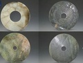 展示されている海昏侯墓から出土した玉器（1）（2024年6月14日提供）。(c)CGTN Japanese