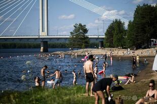 北欧、7月に記録的な熱波観測