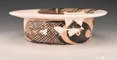 中国民国時代　魚図鉢等3点　東さ6-0805① 中国民国時代 魚図鉢等3点 東さ6-0805①