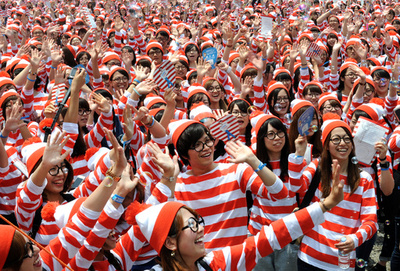 「ウォーリー」だらけのランイベント開催　東京