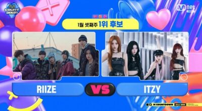 RIIZE vs ITZY…「M COUNTDOWN」トップ争い