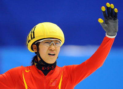 Liu Qiuhong ショートトラックW杯第3戦女子500メートルで優勝