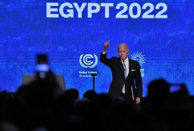 気候変動で「地球の命」に危機 米大統領、COP27で演説