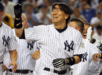 松井秀がサヨナラ本塁打、ヤンキースは4連勝