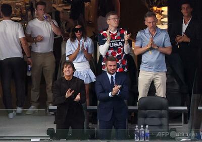トム・クルーズにマドンナ、トランプ氏も W杯決勝にはセレブが集結