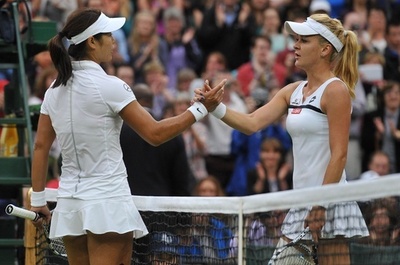 ラドワンスカが李娜下し4強入り、ウィンブルドン選手権
