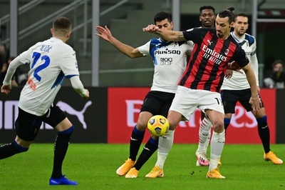 ミランがアタランタに敗れるも首位ターン、インテル足踏み