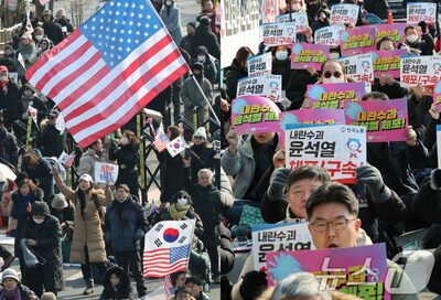 韓国・弾劾反対勢力の行動「米議会襲撃事件」に類似か…高まる「暴力の懸念」