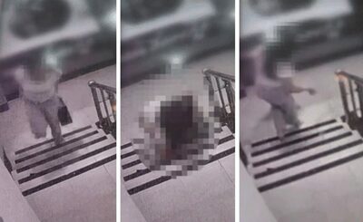 韓国・階段を行き来した若い女性…「不可解な行動」を防犯カメラがとらえた