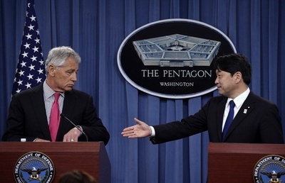 ヘーゲル米国防長官、尖閣は日米安保の「適用範囲内」