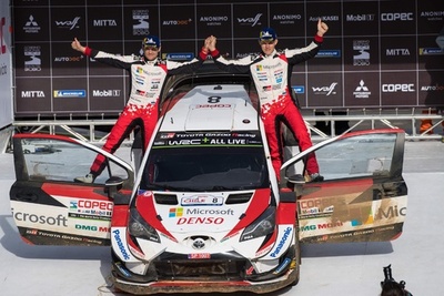 トヨタのタナックがラリー・チリ制す、オジェは総合首位奪還