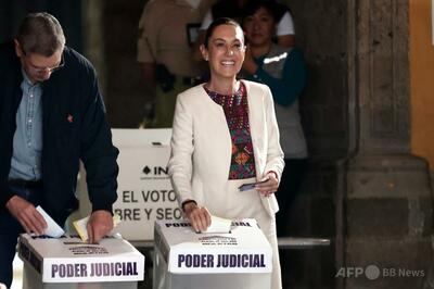 メキシコで初の裁判官選挙、投票率は13％どまり