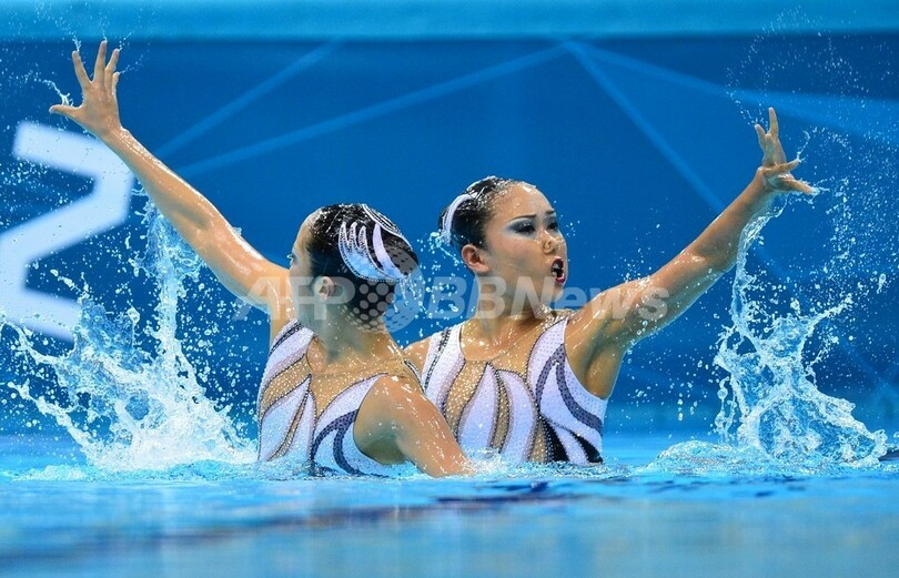 乾/小林組、シンクロナイズドスイミング・デュエットで5位