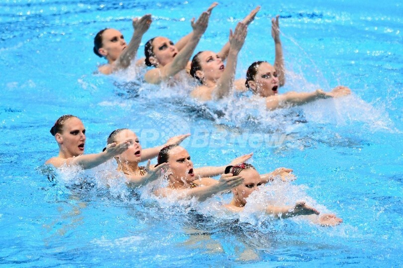 ロシアがシンクロナイズドスイミング・チームで4連覇