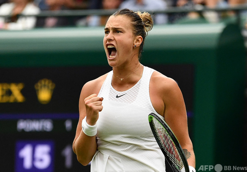 サバレンカら2回戦へ、元女王クビトバは初戦敗退 ウィンブルドン