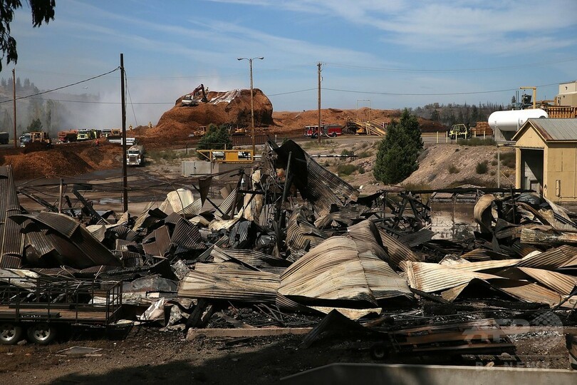 米カリフォルニア州で山火事多発、記録的な干ばつで