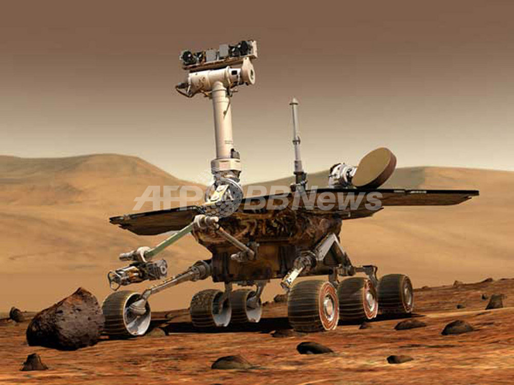 6年目迎えた火星探査車スピリット、立ち往生で停止間近か 写真1枚 国際ニュース:AFPBB News