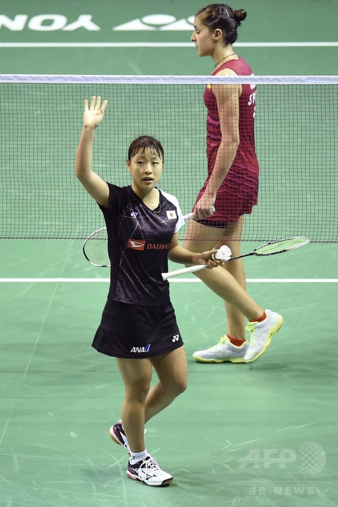 奥原が五輪金メダリスト下し女子単4強入り、世界バドミントン 写真7枚 
