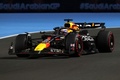 24F1第2戦サウジアラビアGP予選に臨むレッドブルのマックス・フェルスタッペン（2024年3月8日撮影）。(c)JOSEPH EID/ AFP