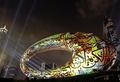 アラブ首長国連邦（UAE）のドバイにオープンした未来博物館。開館式の様子（2022年2月22日撮影）。(c)Karim SAHIB / AFP