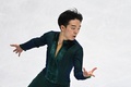 フィギュアスケート世界選手権、男子シングル・フリースケーティング（FS）。演技に臨む鍵山優真（2021年3月27日撮影）。(c)Jonathan NACKSTRAND / AFP