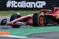 24F1第16戦イタリアGP決勝。レースに臨むフェラーリのシャルル・ルクレール（2024年9月1日撮影）。(c)Andrej ISAKOVIC/ AFP