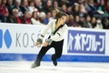 17-18フィギュアスケートグランプリ（GP）シリーズ第2戦、スケート・カナダ、男子シングル・ショートプログラム。演技に臨む無良崇人（2017年10月27日撮影）。(c)AFP/Geoff Robins