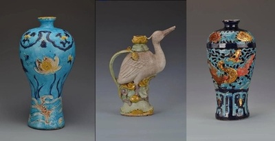 中国 400年以上前の南海の沈没船から出水した文化財が初公開