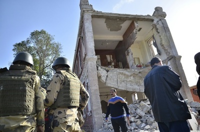 エジプト、軍情報機関ビル近くで爆発 兵士4人負傷