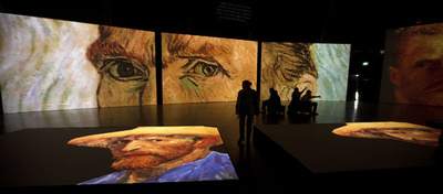 ゴッホの名作を巨大スクリーンで体験、イスラエル