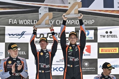 ヌービルが優勝、ヒュンダイは表彰台独占 アクロポリス・ラリー