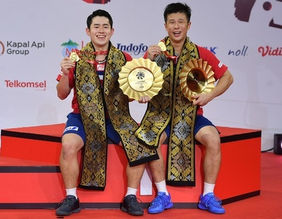 保木/小林組が男子複優勝、女子と混合は準V WTファイナルズ