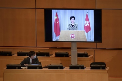 香港長官、国家安全維持法を擁護 今日中の施行の見通し示す