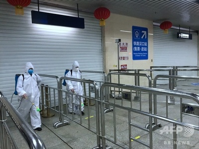 武漢市の交通規制、来月8日に解除へ 武漢市以外の地区は25日から