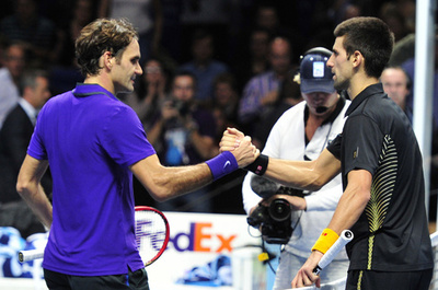 ジョコビッチ、フェデラー下し優勝 ATPツアー・ファイナル